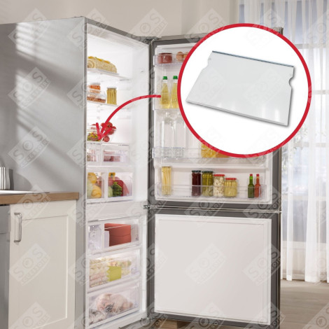 COMPLETE GLASS SHELF REFRIGERATOR, FREEZER - 009293882