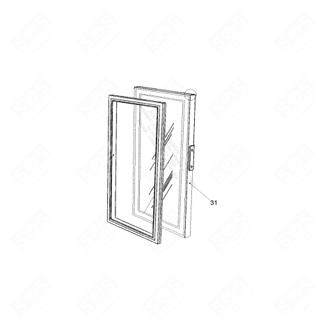 DOOR REFRIGERATOR, FREEZER - 482000098011