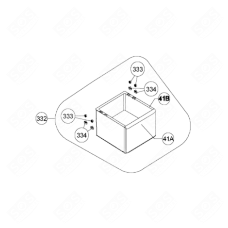 VEGETABLE DRAWER REFRIGERATOR, FREEZER - 482000020171