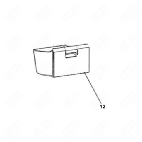 BOTTOM DRAWER (REFERENCE 12) REFRIGERATOR, FREEZER - 12030152, 1120162