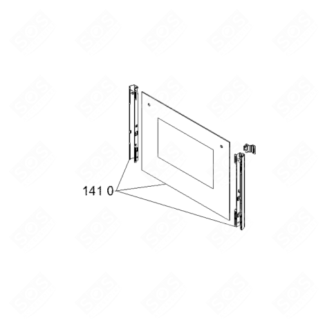 OVEN GLASS GAS / ELECTRIC OVENS - 481010532620