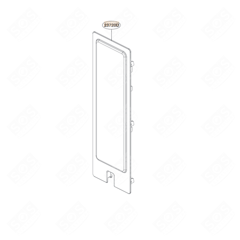 CONTROL PANEL (REFERENCE 23720D) MICROWAVE OVENS - MGC64379302