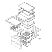 Complete drawer (reference 136A)