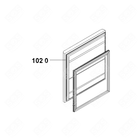 FREEZER DOOR REFRIGERATOR, FREEZER - 481010378378