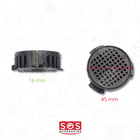 SET OF 2 CARBON FILTERS REFRIGERATOR, FREEZER - 9096342, 909634200