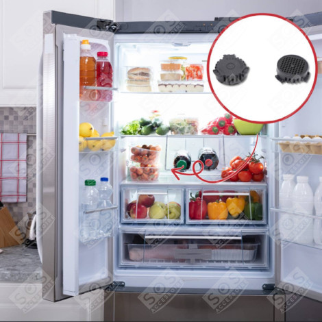 SET OF 2 CARBON FILTERS REFRIGERATOR, FREEZER - 9096342, 909634200