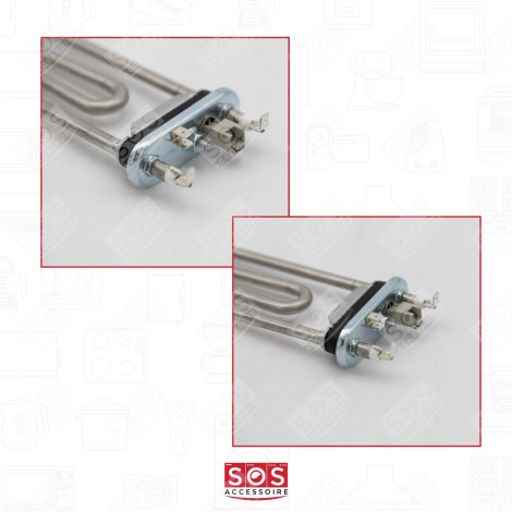 HEATING ELEMENT (INSERTED ELECTRICAL ELEMENT) WITH SENSOR 1,950W WASHING MACHINES - 3792301008, 8581327242419