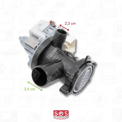 DRAIN PUMP WASHING MACHINES - 481010584942 481236018559
