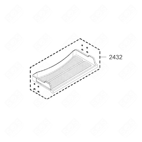 SHELF REFRIGERATOR, FREEZER - 480132101061