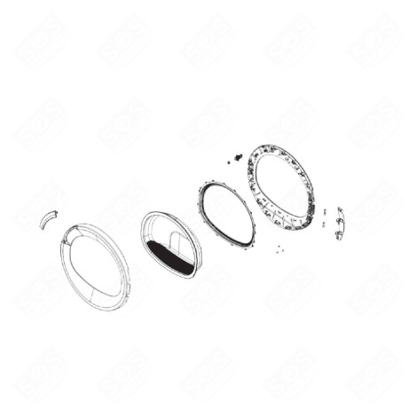 ORIGINAL COMPLETE PORTHOLE TUMBLE DRYER - 2984780200