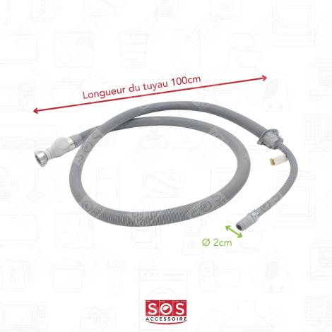 TUYAU D'ARRIVÉE D'EAU AQUASTOP DISHWASHER - 50295663004