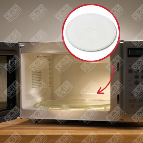 PLATEAU MICRO ONDE EN VERRE 32 MICROWAVE OVENS - 3390W1A027A