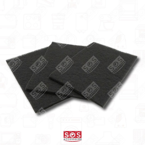 SET OF 3 CARBON FILTERS + AK550AE1 FITTINGS EXTRACTOR HOOD - 71X0729, AS0062460