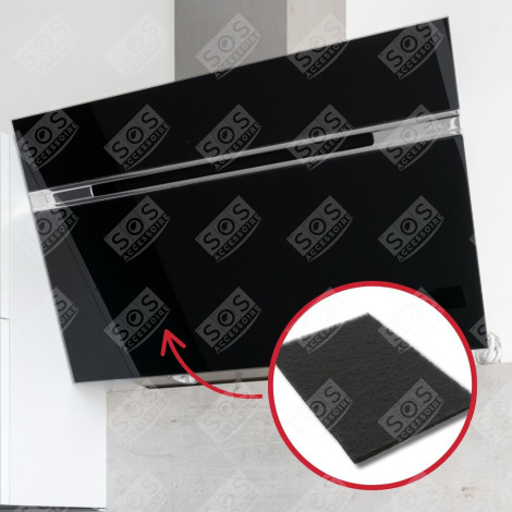 SET OF 3 CARBON FILTERS + AK550AE1 FITTINGS EXTRACTOR HOOD - 71X0729, AS0062460