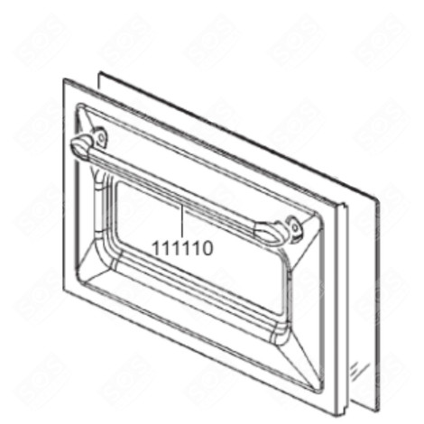 OUTER GLASS (UPPER LEFT DOOR) GAS / ELECTRIC OVENS - 692533084