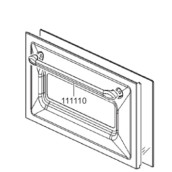 Outer glass (Upper left door)