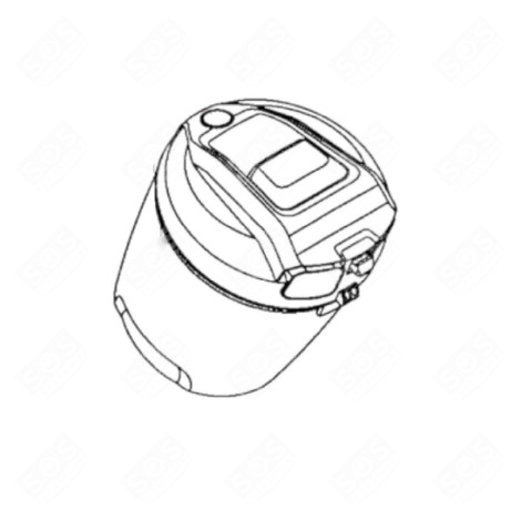 CYCLONIC CASING VACUUM CLEANER  - 0530096709, 48033759