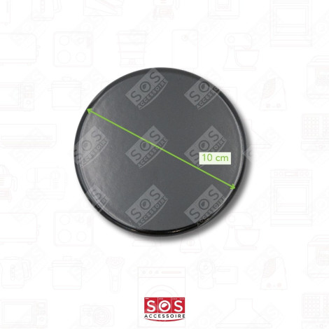 BLACK FAST HOB BURNER CAP DIAM. 100MM ELECTRIC / GAS HOBS - C00052931, 482000026824