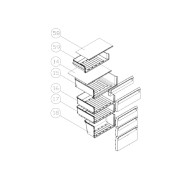Vegetable drawer (reference 15)