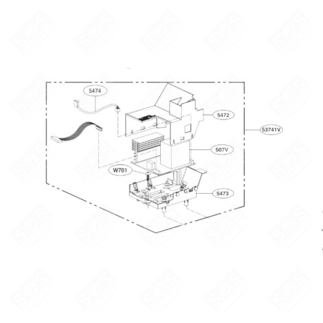 INVERTER CARD (REFERENCE 507V) MICROWAVE OVENS - EBR82899215