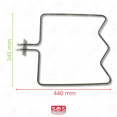 1300W BOTTOM OVEN HEATING ELEMENT GAS / ELECTRIC OVENS - 262900002