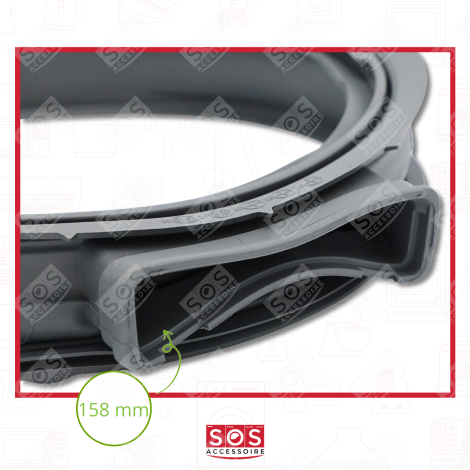 DOOR SEAL WASHING MACHINES - MDS63916504, MDS63916506