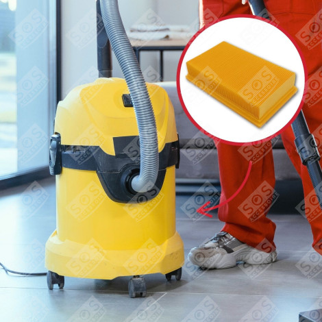 FILTER (RECTANGULAR, FLAT, PLEATED) VACUUM CLEANER  - 6.904-367.0