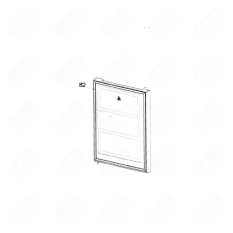 FREEZER DOOR SEAL (REFERENCE 82) REFRIGERATOR, FREEZER - 49041970