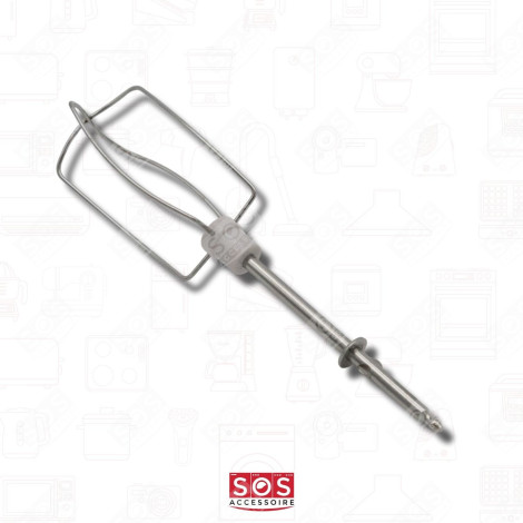 SET OF 2 WHITE EMULSIFYING WHISKS PREP'LINE HAND MIXER - XJ901301, SS-987800