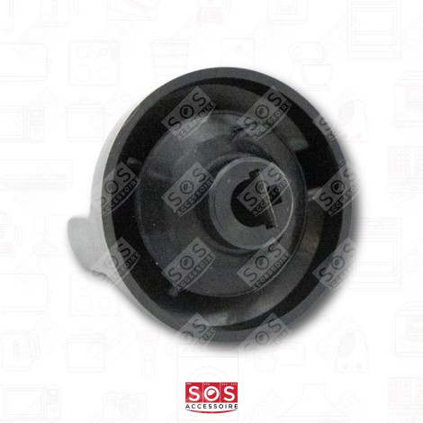 COMPATIBLE BLACK CONTROL BUTTON ELECTRIC / GAS HOBS - 8339850