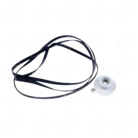 ORIGINAL 1965H6 BELT SET + PULLEY TUMBLE DRYER - 57X0545, 57X2507
