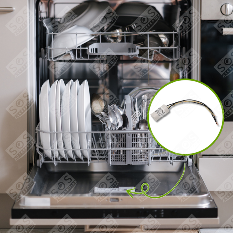 NOISE FILTER CONDENSER 0.1F DISHWASHER - 481912118063, 75X2038