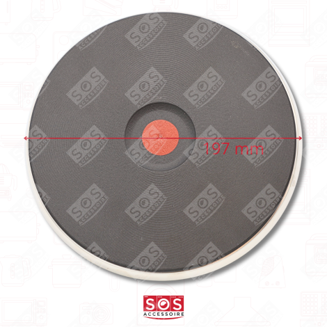 2,000W FAST ELECTRIC HOB DIAM 180MM ELECTRIC / GAS HOBS - 71X1992