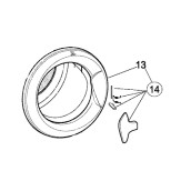 Door, complete porthole (Reference 13)