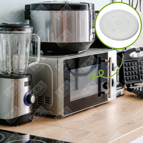 GLASS TURNTABLE 34CM MICROWAVE OVENS - DE74-20016A, DE74-20016B