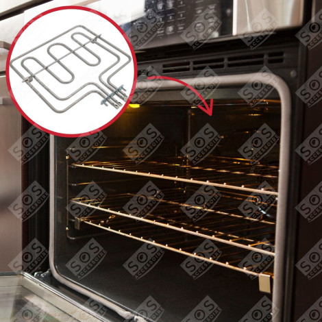 GRILL HEATING ELEMENT 1,750W + 800W GAS / ELECTRIC OVENS - 3570355010