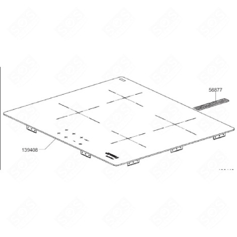 HOB (REFERENCE 139408) ELECTRIC / GAS HOBS - 685618211, 685618094