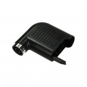 Hot water nozzle + stainless steel tube, in packs of 6