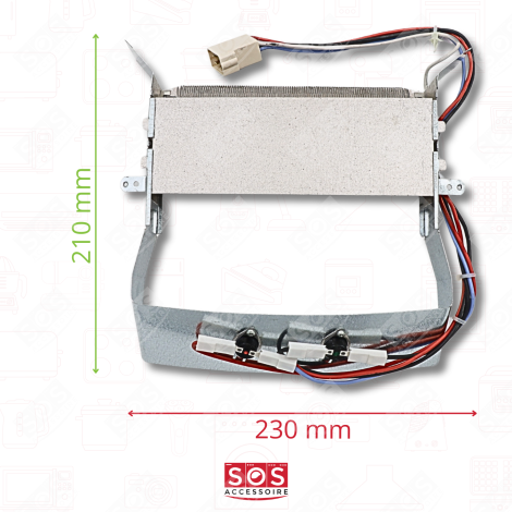 HEATING ELEMENT ISA60V 2,200W TUMBLE DRYER - C00258795, C00116346