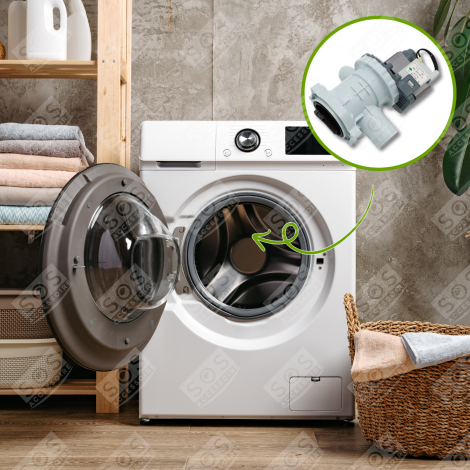 POMPE DE VIDANGE WASHING MACHINES - 34010696, AS0033222