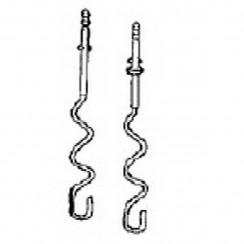 Set of 2 dough hooks