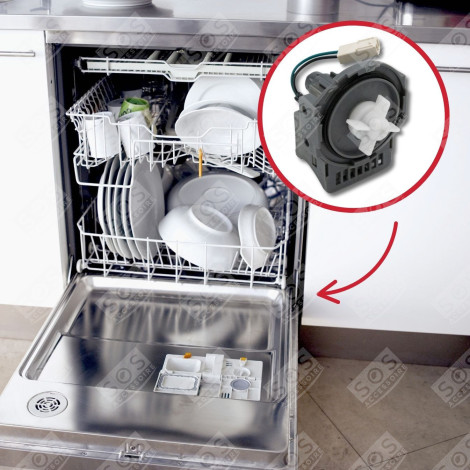 DRAIN PUMP DISHWASHER - 34420608
