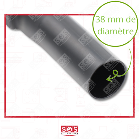 GREY CONICAL EVA HOSE 32/38MM VACUUM CLEANER  - 12041500