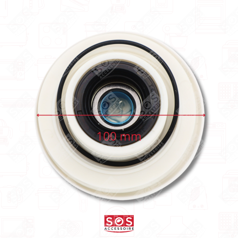 LEFT (ROLLER) BEARING, AXLE DIAMETER 20MM WASHING MACHINES - 4071306494, 1294694003