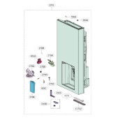 Left refrigerator door (reference 231E)