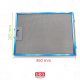 METAL GREASE FILTER 265X359X9MM EXTRACTOR HOOD - 00703451