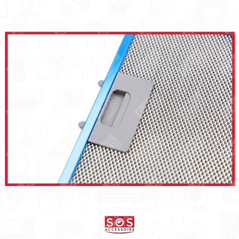 METAL GREASE FILTER 265X359X9MM EXTRACTOR HOOD - 00703451