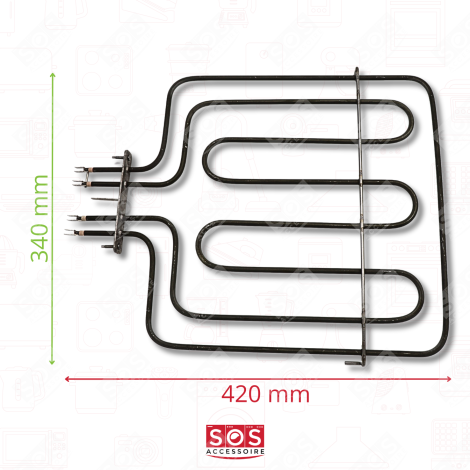 GRILL HEATING ELEMENT (TOP) 1,800W + 800W GAS / ELECTRIC OVENS - 74X2398