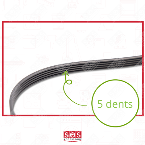 DRIVE BELT 1171J5 WASHING MACHINES - 2907260500