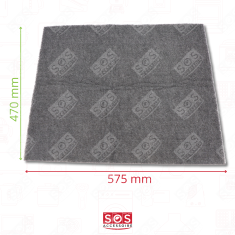 ACTIVE CARBON UNIVERSAL FILTER + FAT FILTER 57X47CM EXTRACTOR HOOD - FK025